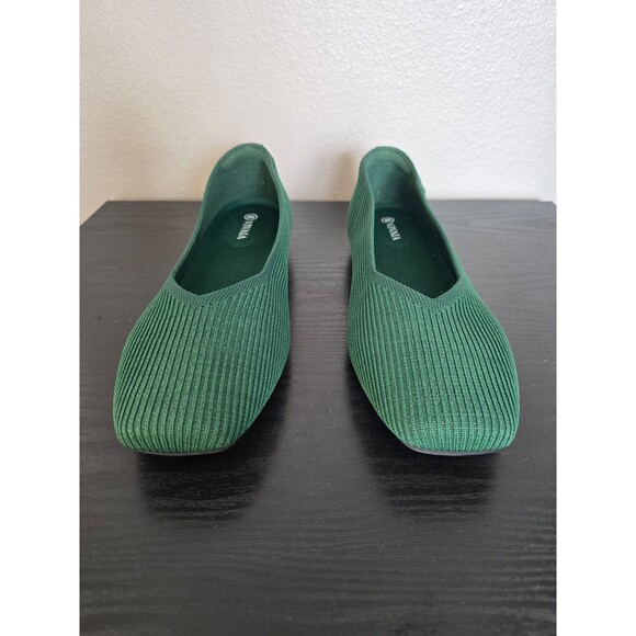 VIVAIA Margot Ballet Flats Square Toe Green Grass Women's Size 43 - Picture 4 of 7